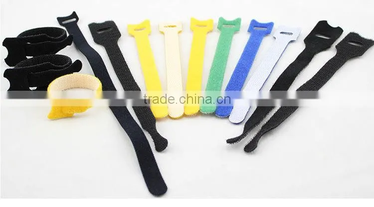 2015 self-locking hook and loop cable tie