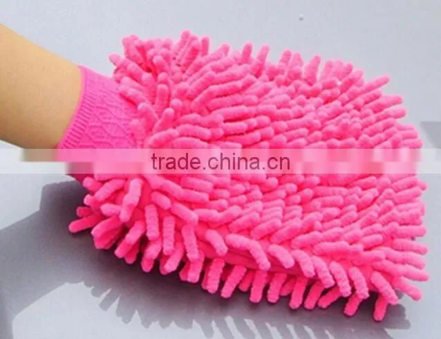 Good quality Car washing gloves new style mitt gloves Microfiber Dual Sided Car Wash Mitts Multipurpose Dust Cleaning Brush