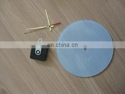 Sublimation blank glass clock