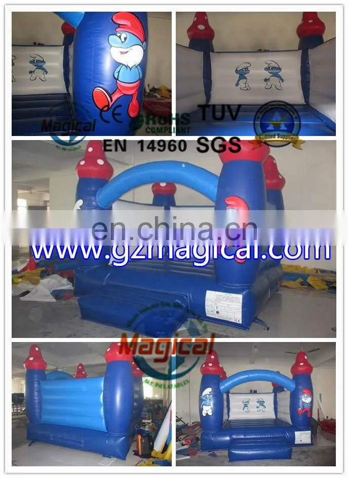 Newest fashion inflatable attractive kids adorable cartoon inflatable bouncer