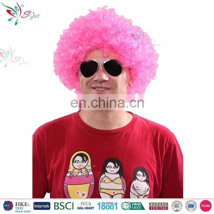 120g party cheap cheering Soccer football fan wig
