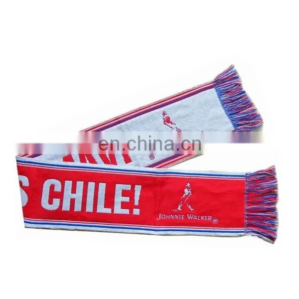 Fashion custom give away knit woven scarf