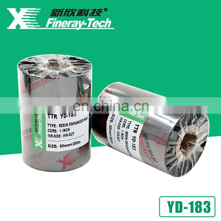 Thermal Transfer ribbon for print barcode ribbon 110mm*90m with 1/2 Inch core