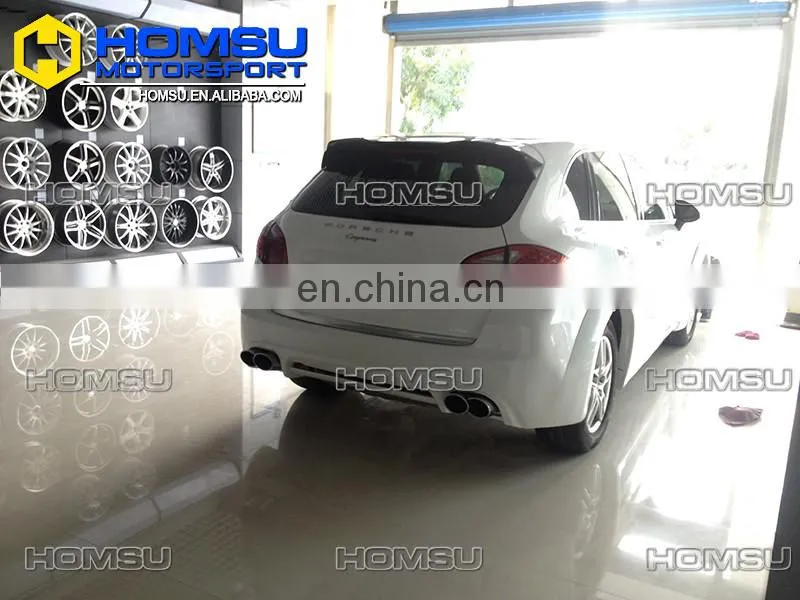 FRP material 1:1 to T-ART original style car spare parts wide body kit front bumper with exhaust tips for porsce 958