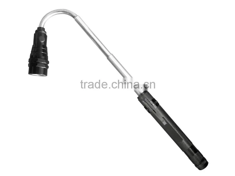 Alibaba Wholesale Promotional 3 Led flashlight with telescopic magnetic pick-up tool