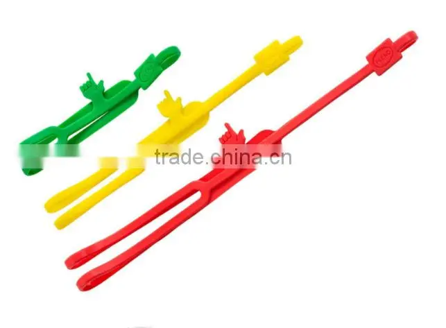 LOT color rubber elastic book band standard bookmark size silicone clever bookmarks