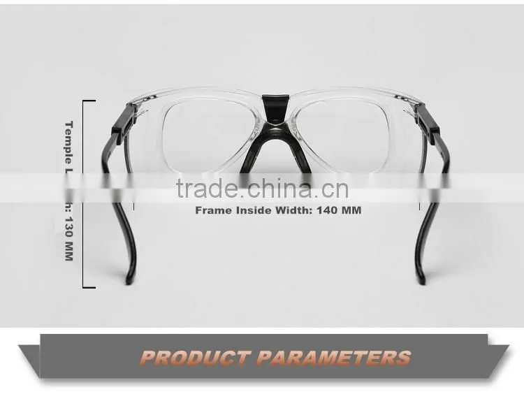 Made in China wholesale high impact resistance safety glass eye safety glasses with myopia frame insert