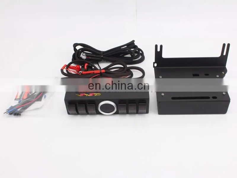 LED offroad light bar control switch panel for jeep wrangler jk truck parts accessories