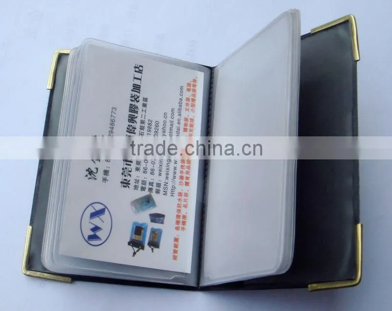 Factory plastic business card holder case Christmas gifts promotional gifts