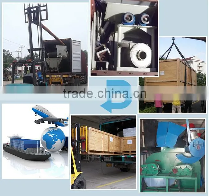 large capacity plastic bumper polyester recycling machine
