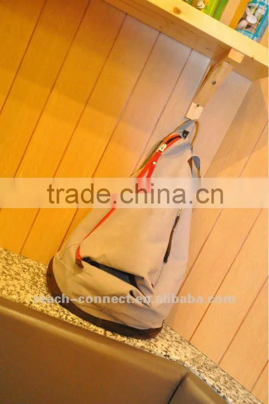 korean style fashion canvas backpack for mens