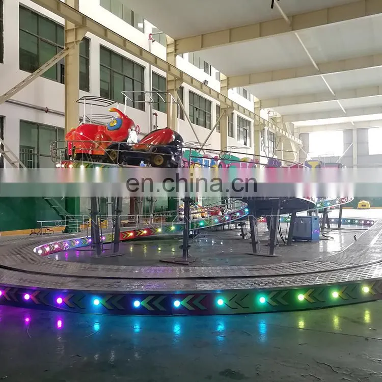 Outdoor amusement park ride kids game mini shuttle