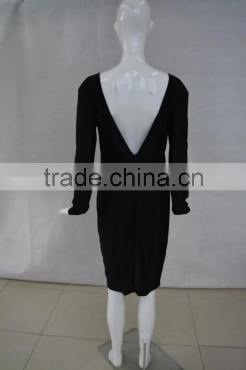 spring casual dress womans fashion dress long sleeves evening dress