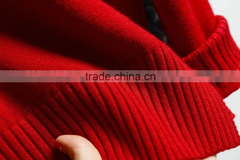 New design korea wool knit sweater for fashion girls