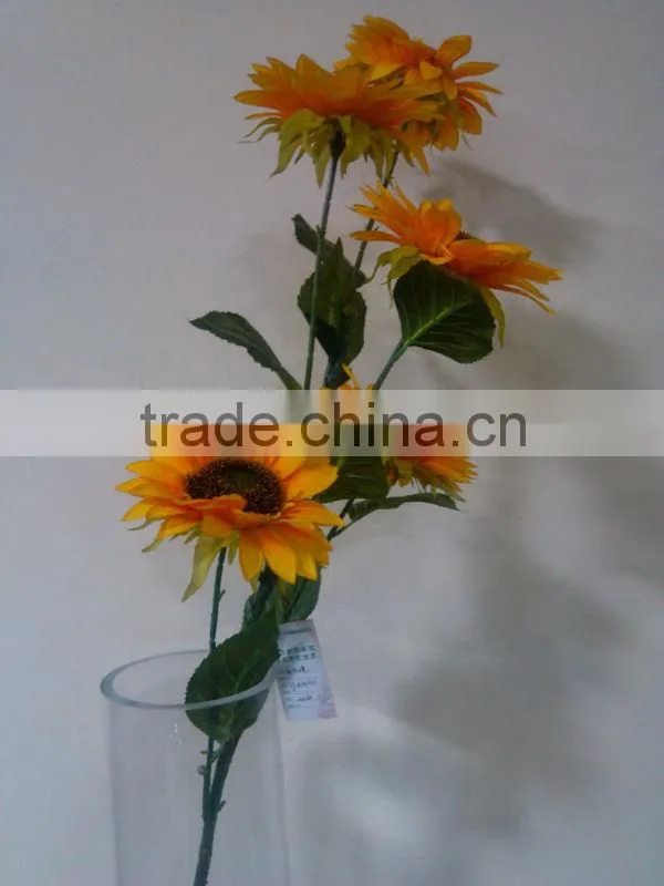 Artificial blossom sun flower