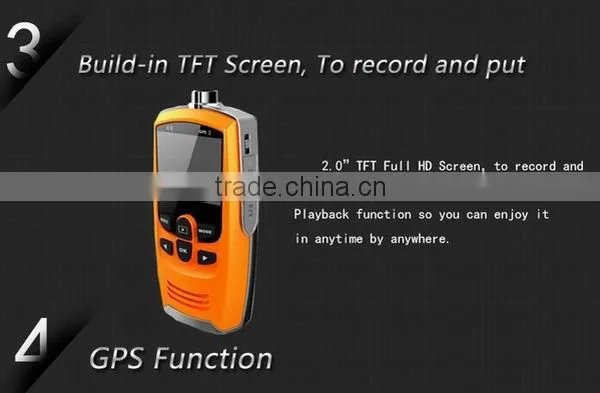 Full HD 1080P police car camera with GPS and remote control Factory direct sale two channels Car Video camera with GPS suitable