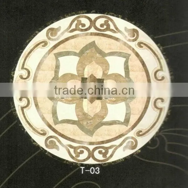Medallions Polished Floor Waterjet Marble Medallions