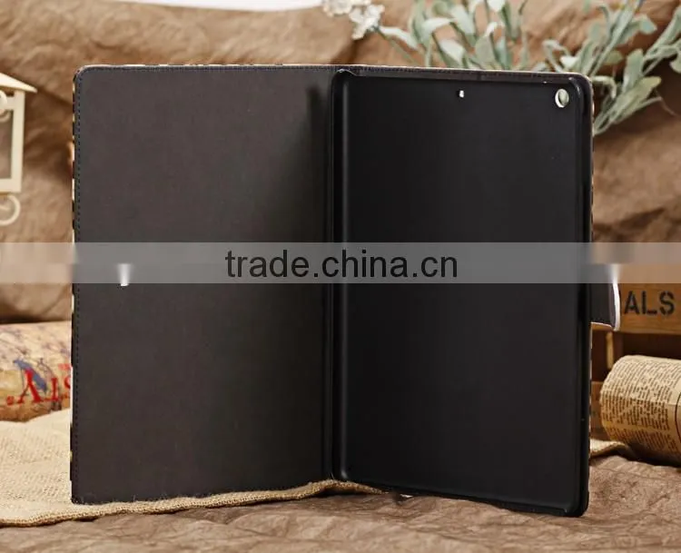 for IPad Air case , leather case ,for ipad stand case