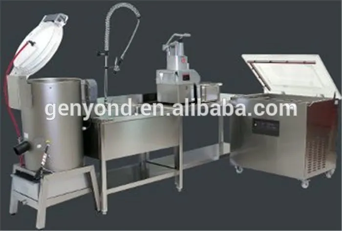 Frozen French Fries Processing Machine Plant Price for Sale