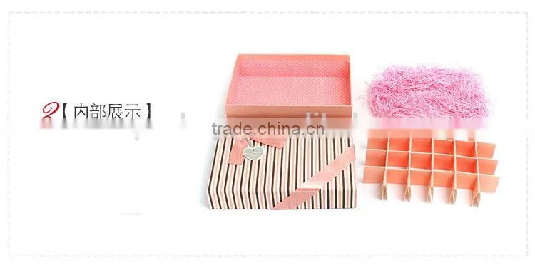 fancy paper chocolate gift packaging box