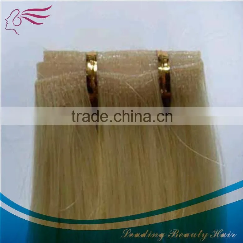 100%brazilian unprocessed straight cheap pu skin weft