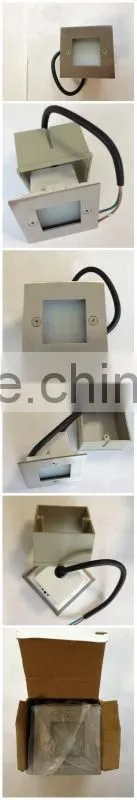 1w cubic exterior IP54 stainless steel wall lamps