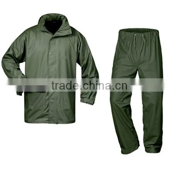 Super Quality PU Coated Nylon Raincoat Rain Poncho