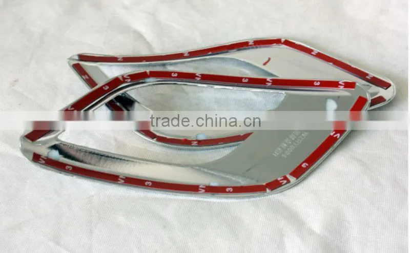 For buick encore 2012+Tail Rear Fog light Foglights Lamp Cover Trim Chrome 2pcs