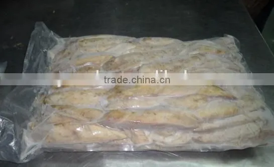 Precooked frozen skipjack loin with 10% flakes