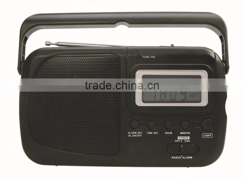 Best Sale Multiband AM FM Digital Clock Portable Radio