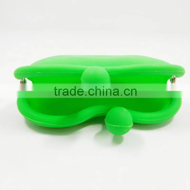 Best Quality Clip Purse Wallet Solid Color Silicone Coin Holder Mini Money Pocket Purse