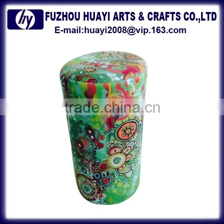 2016 the Flag Design Storage Ottoman Bar Stool For Wholesale