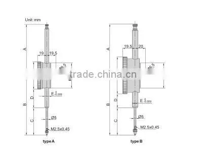 INSIZE 2309-30 High Precision Dial Indicator High Quality Digital Dial Gauge Indicator