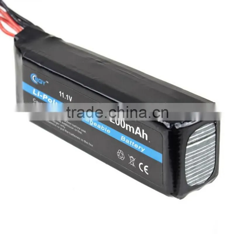 RC radio Transmitter battery 11.1v 2200mah Li-Po Li-Polymer Rechargeable Battery for transmitter