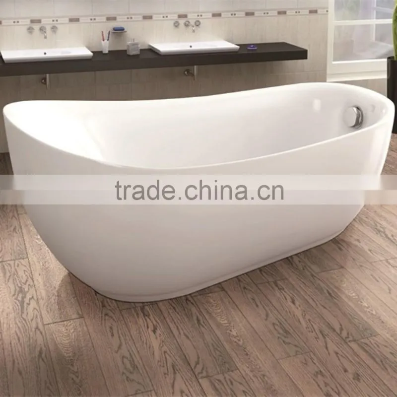 Oval Shaped Acrylic Comfortable Style Bathtub MBA222