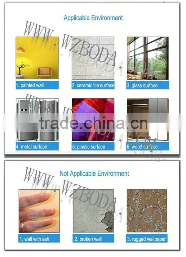 2016 New products popular white magnetic wall sticker with best price