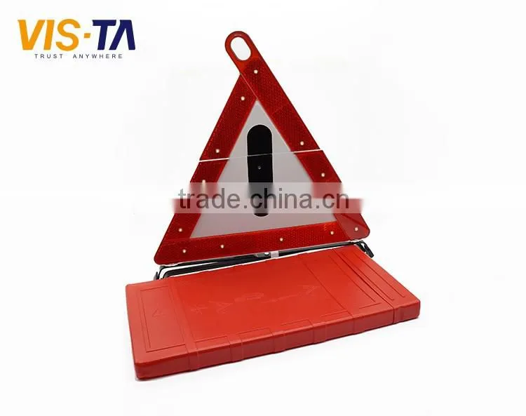 Iron Material Good Quality Traffic Tools Car Emergency Triangle Warning Sign