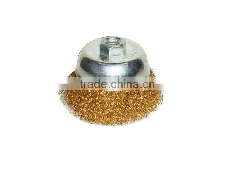 Crimped wire cup brush,steel brush