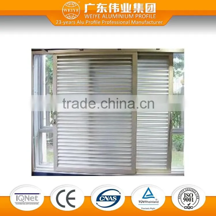 Door and Window Frames Type and Aluminum Alloy Frame Material louver frame window and louver shutter glass