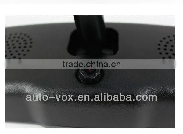 rearview mirror car monitor gps with DVR, FM transmission
