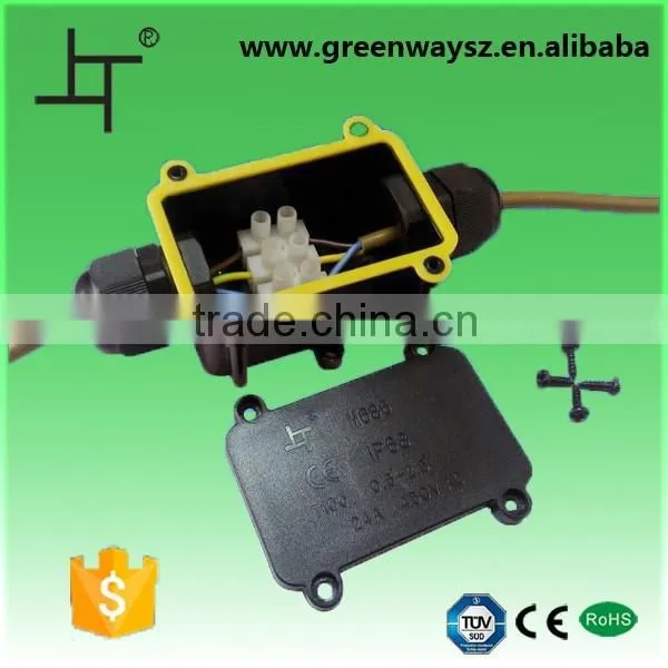 China offer tuv 2 hole outdoor waterproof junction box ip68
