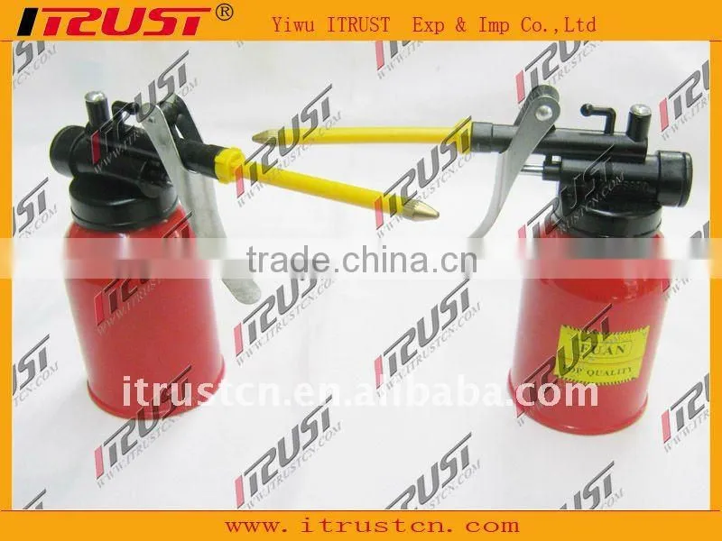 red powder coating oil pot with capacity of 300ml