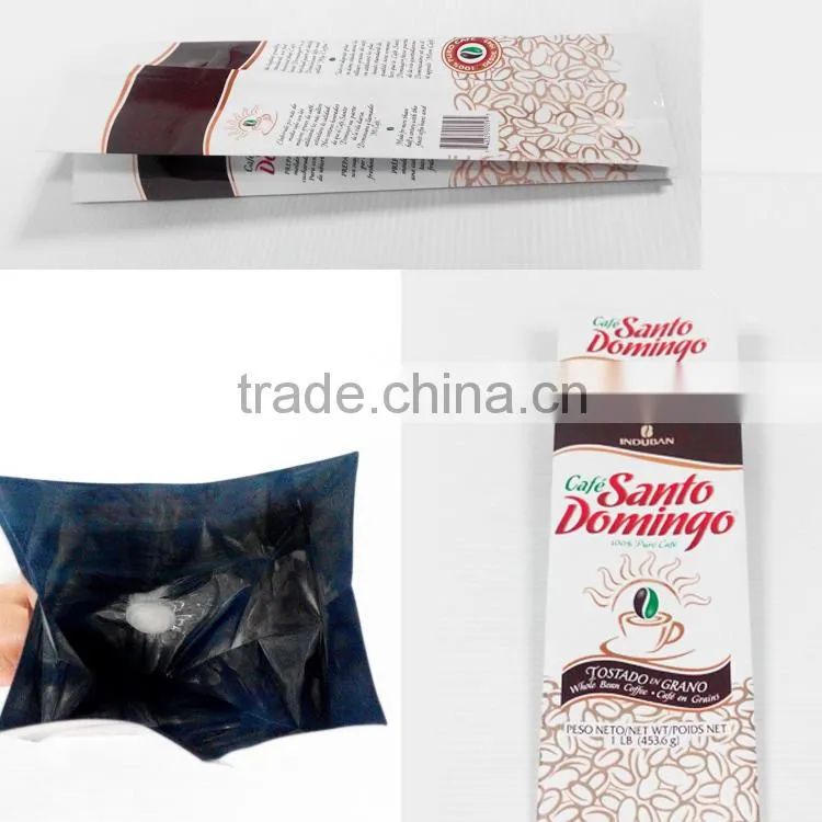 Coffee Bag With Valve For Packaging Coffee Bean