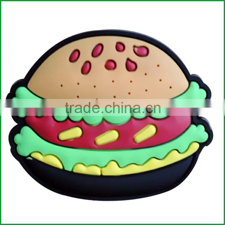 Lovely soft pvc smiling face design fridge sticker