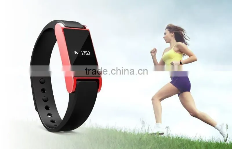 2016 new Sport bracelet bluetooth watch with water proof pedometer / calorie / sleep monitor / odometer function