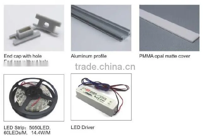 led light bar 10mm width PCB new products