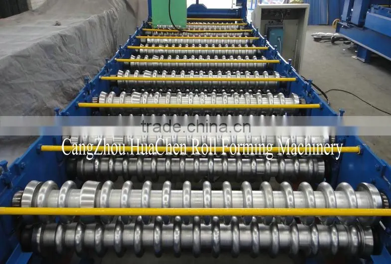 China Fully Automatic Aluminum Cold Roll Forming Machine for Wall Panel Making