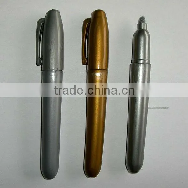 Top Write Metallic Permanent Marker Gold&Sliver