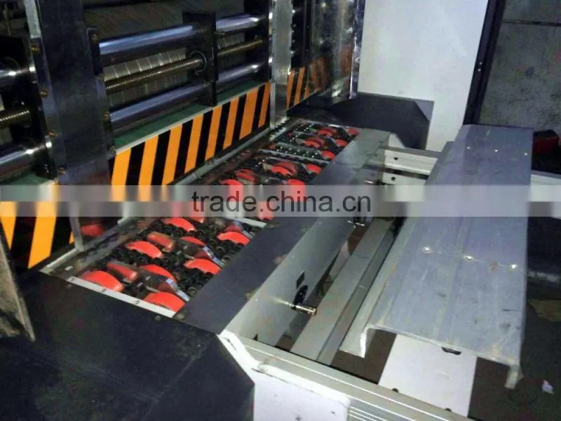Automatic multifunction water ink cardboard printing machine/ pizza carton box making machine