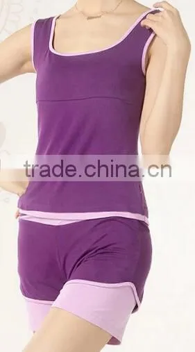 custom short sleeve ladies bamboo yoga shirt